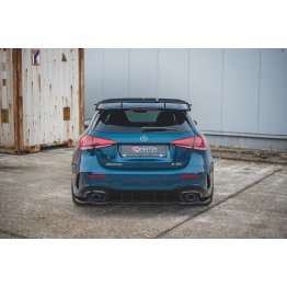 Накладки сплиттеры боковые на задний бампер на Mercedes A W177 A35 AMG